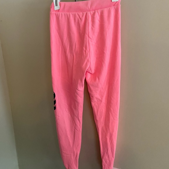 NWOT Wildfox Mega Chic Rose Sweatpants XS Coral - Picture 5 of 8
